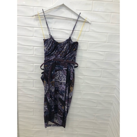 𝅺CATHERINE Malandrino Belted Bustier Dress - Picture 7 of 11